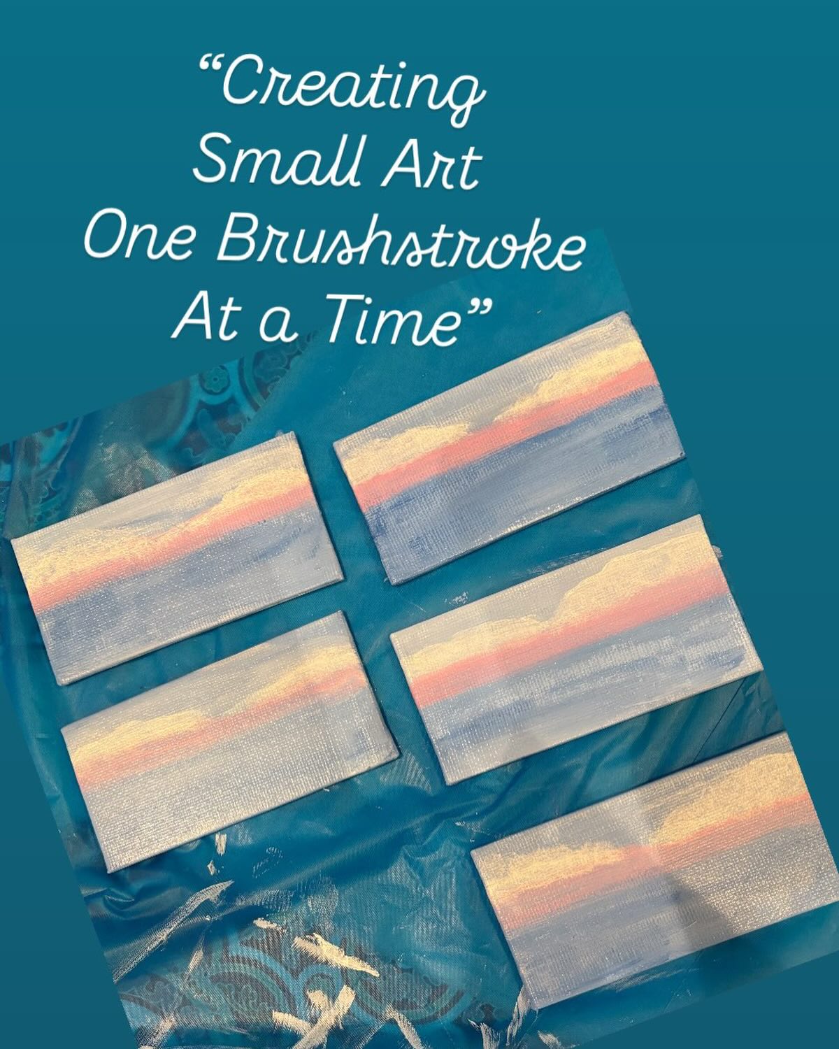 Painting some MiniArt from a photo I took early one morning last Spring. I’ll share when they are done. #gloucester