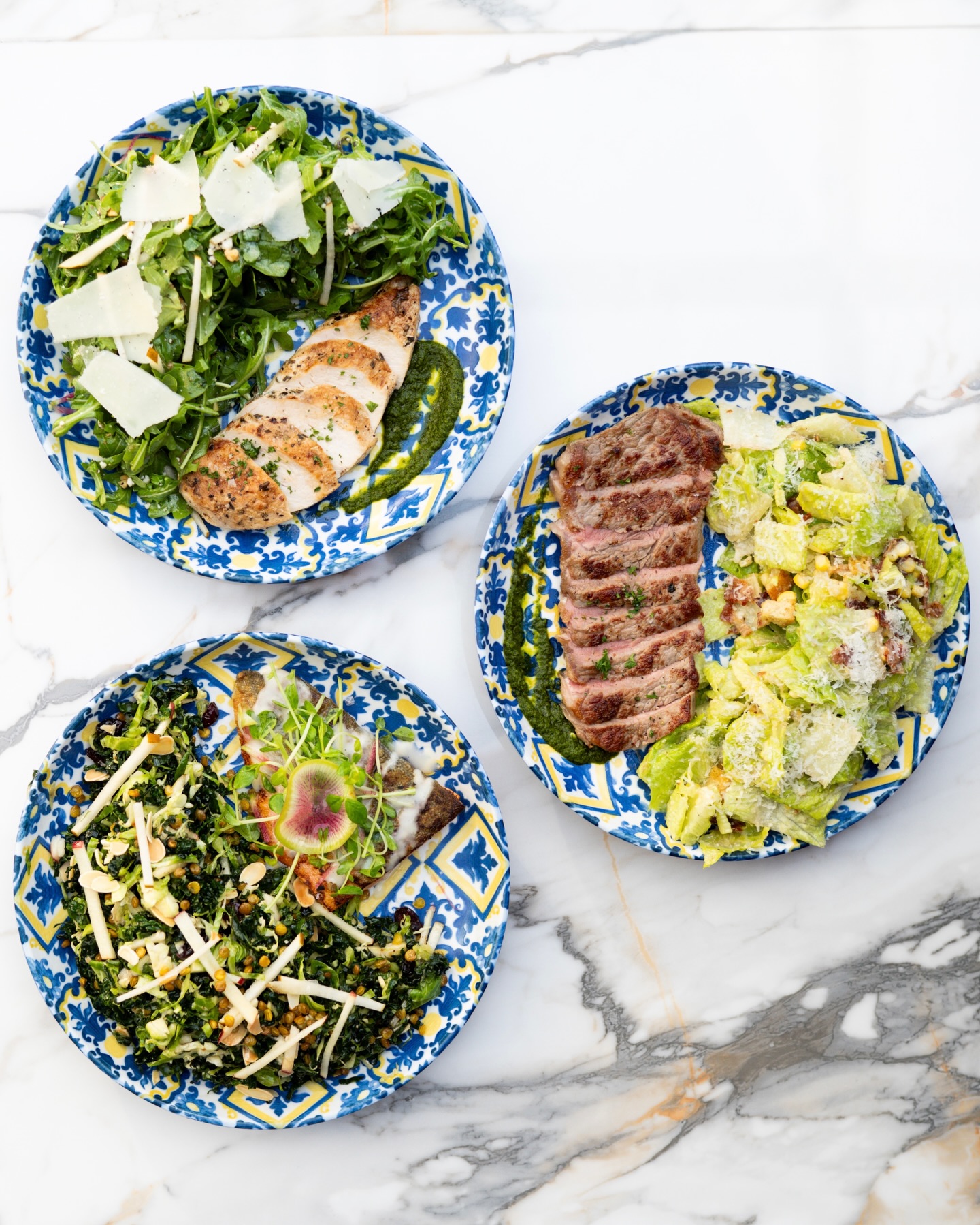 Make it a full meal 🥗
Add chicken, trout or steak to any salad!
📍NODO Junction, 2885 Dundas St W
📍NODO Hillcrest, 794 St Clair Ave W
📍NODO Leslieville, 1192 Queen St E
📍NODO Liberty, 120 Lynn Williams St