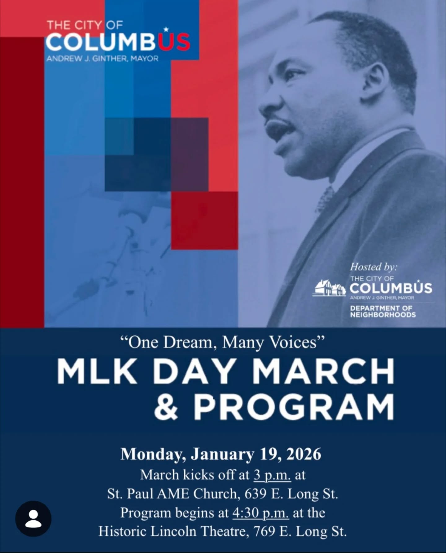 Yes, the MLK Day March is still on. 🙂
See everyone at 3 p.m. at St. Paul AME Church!