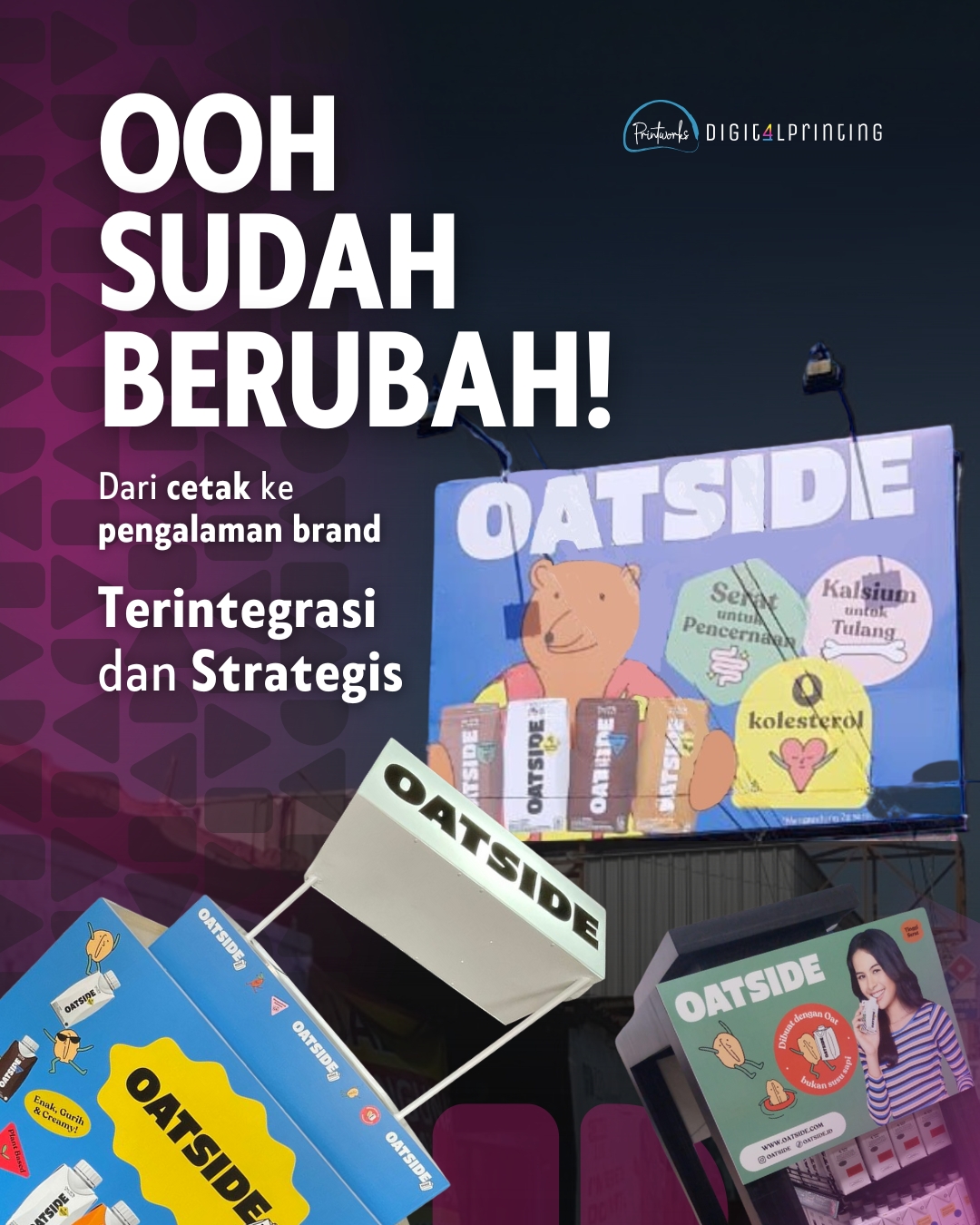 Billboard hari ini tidak lagi seperti dulu.
OOH berkembang dari media cetak menjadi pengalaman brand di ruang publik.
Di balik OOH yang efektif, ada perencanaan visual dan kualitas cetak yang bekerja bersama strategi.
Selengkapnya kami bahas di www.f4elements.com.
#Printworks #OOH #BehindThePrint #F4Elements