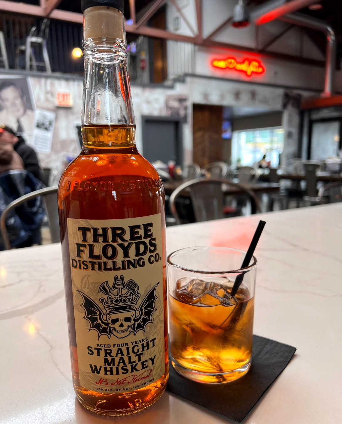 Pouring @3floydsbrewing Malt Whiskey ❤️