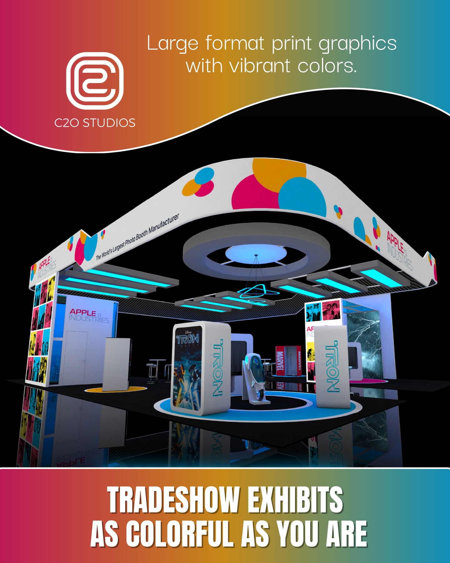 Let's design a tradeshow exhibit as colorful as your brand with large format print graphics and printing with the of quality vibrant colors. Grab attendees' attention from the second they see your booth whether near or far!
Let's connect and talk about your goals for your next expo:
313-207-7614 or the link in our profile
#colorfulbrand #colorfulexhibit #largeformatprinting #largescaleprinting #largeformatgraphics #tradesshowboothdesign #tradeshowboothgraphics #tradeshowboothprinting #vibrantcolors #attentiongrabbing