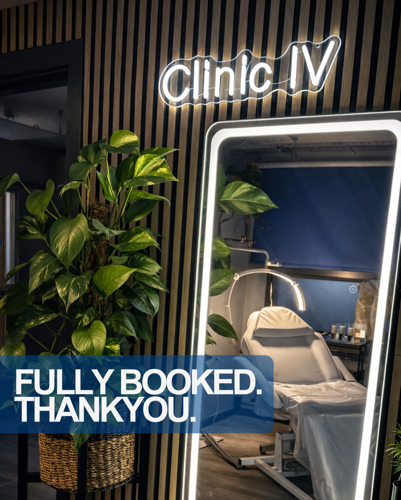 The last few weeks at @clinic.iv have been fully booked.
That only happens when people trust you.
Thank you to everyone who’s booked, shared, recommended, or even just engaged with the content.
I don’t take it for granted.
We’re building something great here.
– George