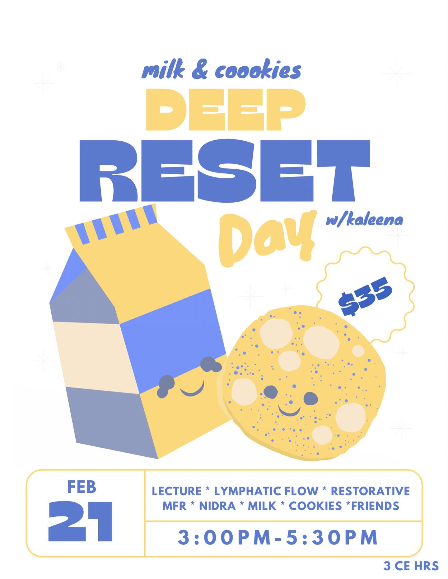 Milk & Cookies 🍪
Join us at Studio MoMu in Sierra Madre for a cozy, intentional gathering of loving flow, myofascial release, restorative rest, and a short, friendly lecture-chat on fascia + lymphatic flow — with mountains outside the window and soft light all around.
We’ll move, release, and reset…
Then gather for cookies and milk and an easy connection.
✨ Cookies & Milk: A MoMu Release Gathering
📅 Saturday, Feb 21
⏰ 3:00–5:30pm
📍 Studio MoMu, Sierra Madre
🎓 3 Yoga Alliance CEUs
⏳ Limited space (3 spots left)