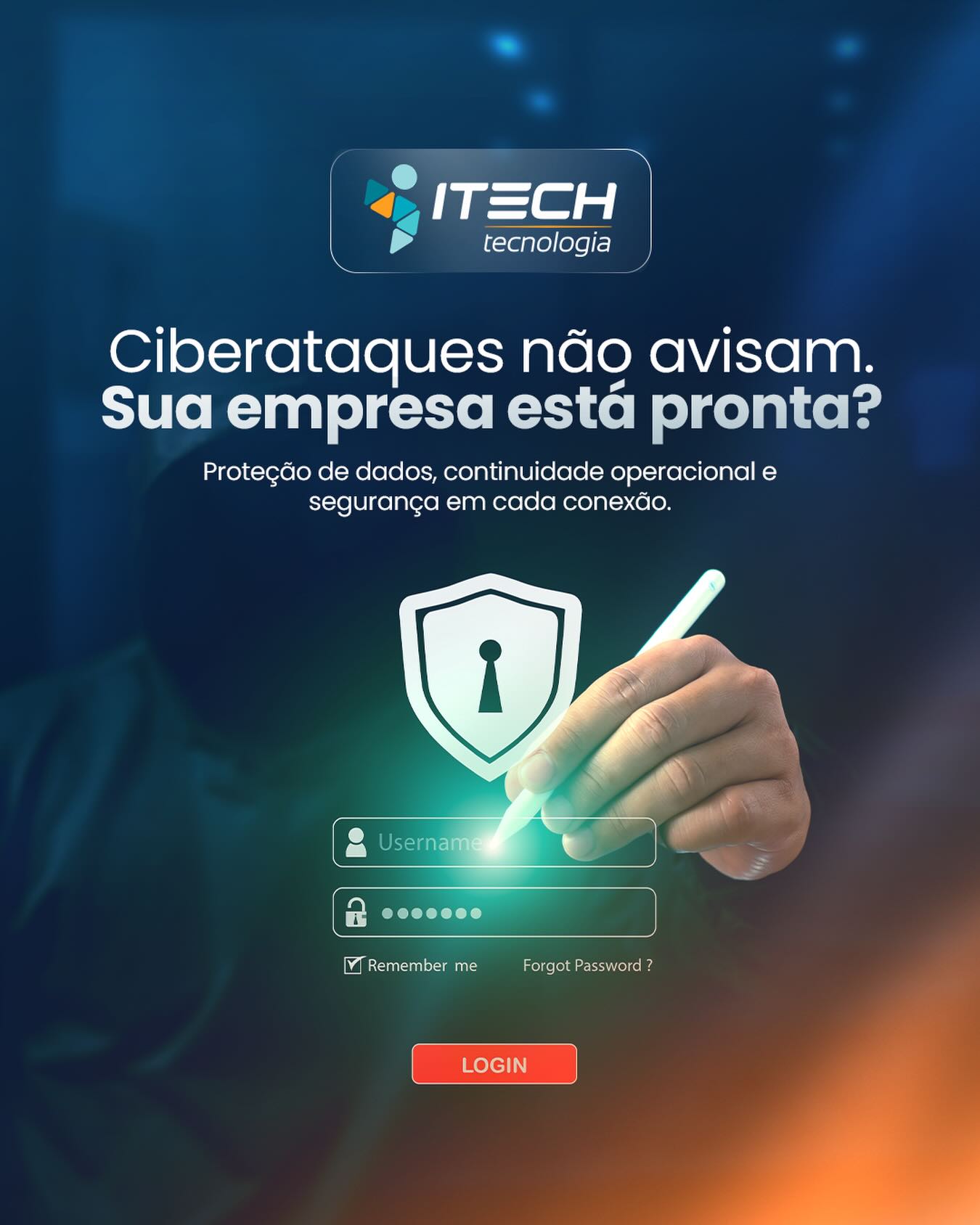 Em um cenário cada vez mais digital, a segurança da informação deixou de ser uma opção e passou a ser essencial. Atuamos de forma preventiva e estratégica para proteger sistemas, dados sensíveis e operações críticas contra ataques, falhas e acessos não autorizados.
Nossa abordagem em cibersegurança combina monitoramento contínuo, políticas de proteção, infraestrutura segura e resposta rápida a incidentes. Assim, sua empresa opera com mais confiança, estabilidade e tranquilidade no ambiente digital.
👉 Saiba como protegemos sua empresa. Acesse o link da bio.
.
.
.
\#ciberseguranca #segurancadainformacao #protecaodedados #tecnologiaempresarial #itechtecnologia