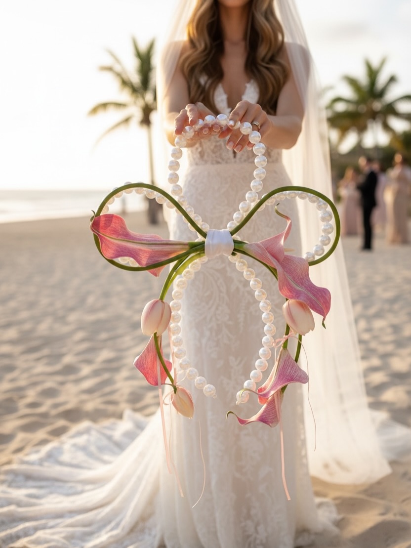 Your dream wedding bouquet is just a DM away 💌✨ Ribbon-shaped, romantic, and totally unique—because your love story deserves it 💐💖
#BridalBouquet #WeddingInspo #BrideVibes #WeddingAesthetic #ViralWedding