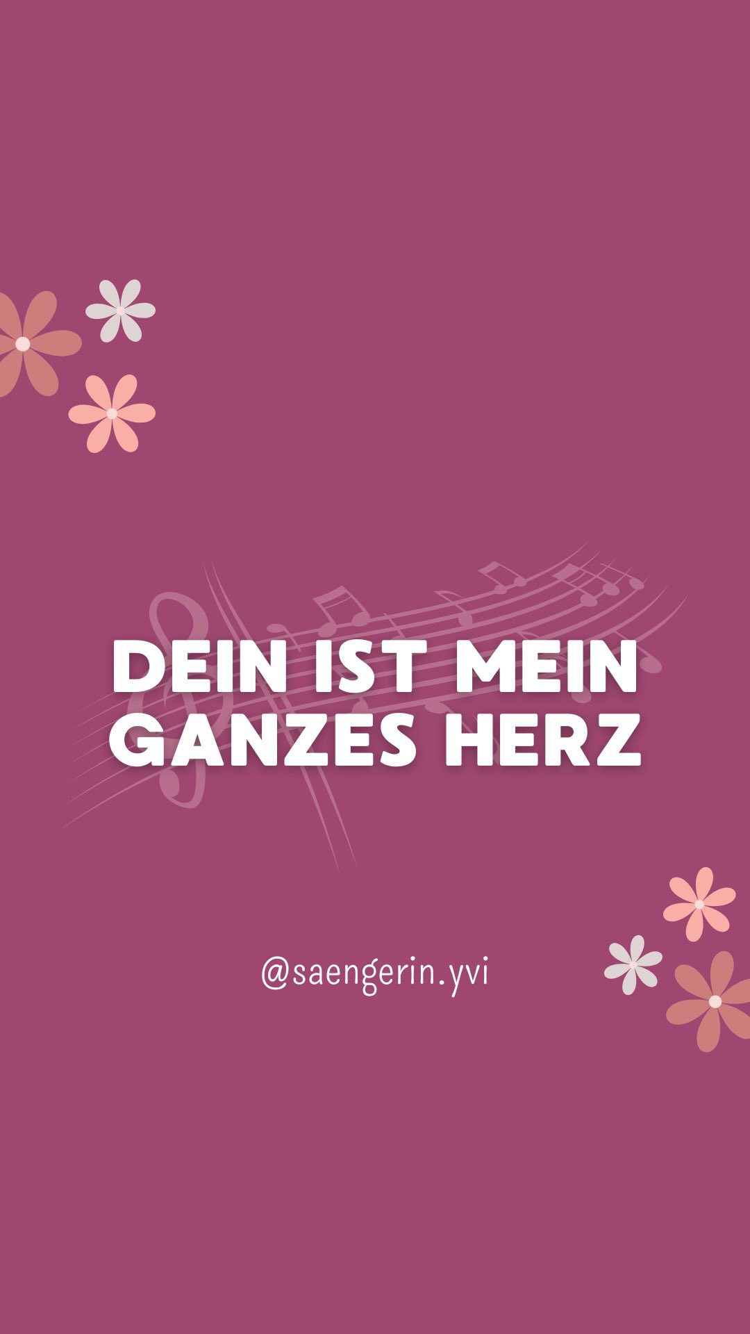 Dein ist mein ganzes Herz ♥️ von @heinzrudolfkunze_official - in der wunderschönen, gefühlvollen Version von @linamaly 🥰
Dieses besondere Lied durfte ich im letzten Jahr, am 10. Mai, für Janina und Marcel singen – bei ihrer standesamtlichen Trauung in der Spitalkelter Rottenburg 💕Ein Augenblick voller Liebe und Verbundenheit, der noch lange im Herzen nachklingt ✨💍
Wie gefällt euch meine Version? Könntet ihr euch das Lied auch für eure Trauung vorstellen?😊❣️
#hochzeitssängerin #rottenburgamneckar #deinistmeinganzesherz #heinzrudolfkunze #linamaly