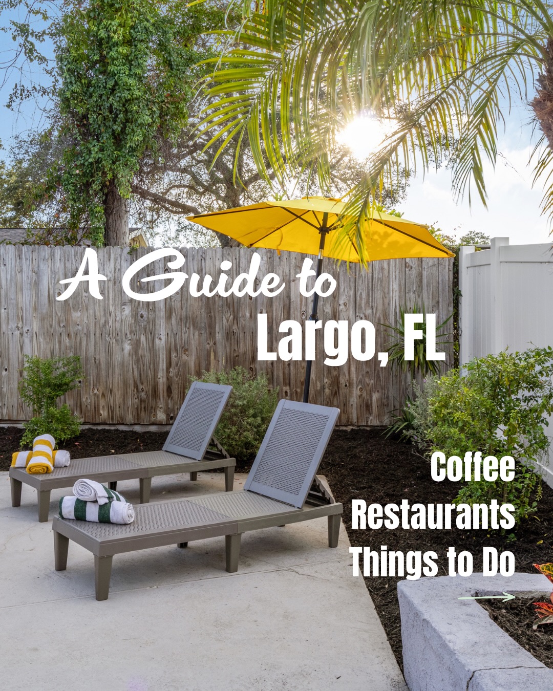 Planning a trip to Largo, Florida? 🌴☀️
We put together a little local guide so you don’t have to spend hours searching for the best spots. From cozy coffee shops to great restaurants and beautiful places to explore, Largo is full of hidden gems just minutes from the Gulf beaches.
Inside this guide you’ll find:
☕ Coffee shops worth the stop
🍽️ Local restaurants to try
🌴 Things to do near the beach
Save this post so you have it handy for your next Florida getaway.
And when you’re ready to turn this guide into a real trip…
🌊 Book your Largo stay with Vibrant Vacations and experience it for yourself.