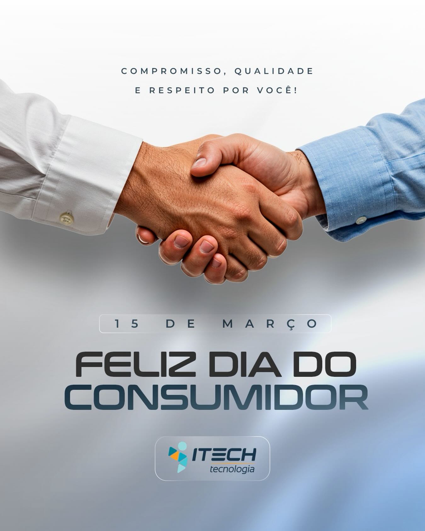 Hoje celebramos quem está no centro de tudo o que fazemos: você.
Cada escolha, cada parceria e cada solução desenvolvida pela Itech Tecnologia tem como objetivo oferecer mais qualidade, confiança e eficiência para nossos clientes.
Neste Dia do Consumidor, reforçamos nosso compromisso em entregar tecnologia com responsabilidade, inovação e respeito.
Obrigado por confiar no nosso trabalho e fazer parte da nossa jornada.
.
.
.
#diadoconsumidor #tecnologia #inovacao #atendimento #itech