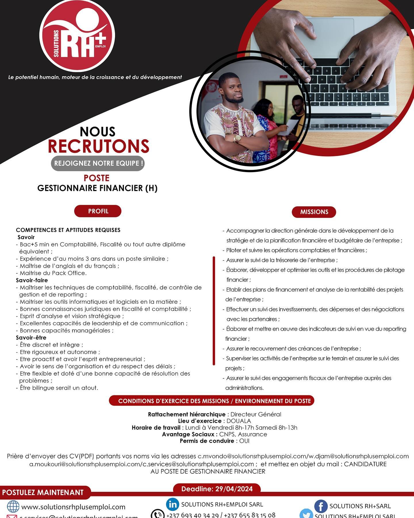 🚨🚨WE ARE HIRING 🚨🚨
#JobOpportunity #EmploiJeune