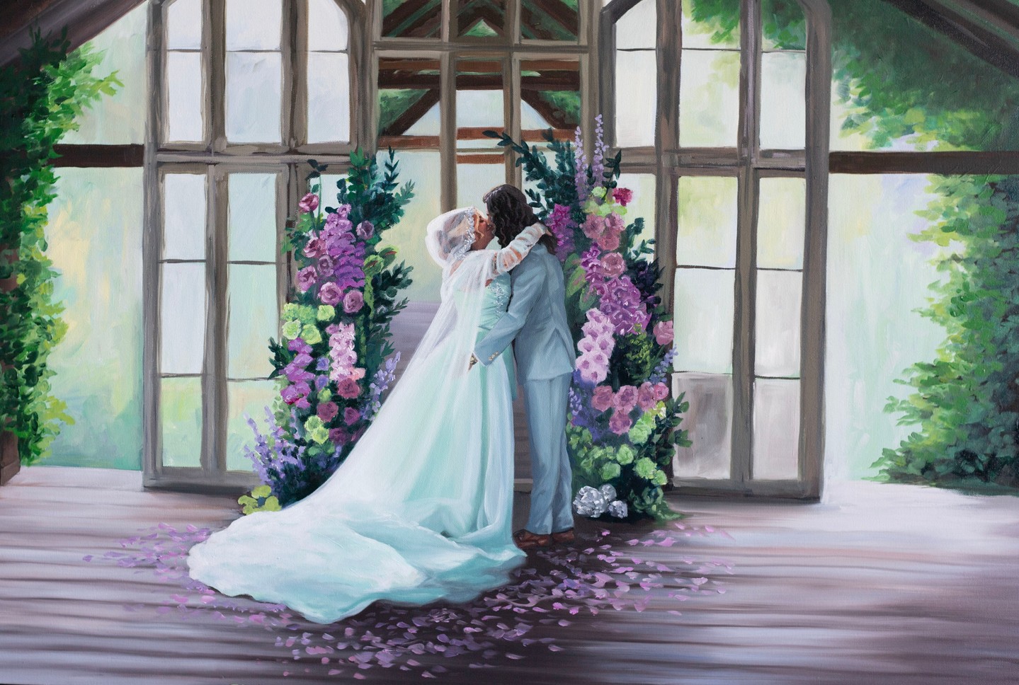 Have you ever seen a more whimsical ceremony setting? I'll wait. The Woods in Jervis Bay was the perfect place for these magical humans to say 'yes' to forever. Thank you for whisking me away to paint your stunning fairytale wedding.
Couple: Kayla and Tyrel
Artist: Teresa
Location: The Woods Farm Jervis Bay
Package: Premium
Moment: Ceremony kiss
#liveweddingpainting #liveweddingpainter #liveweddingartist #weddingpainter #southcoastweddings