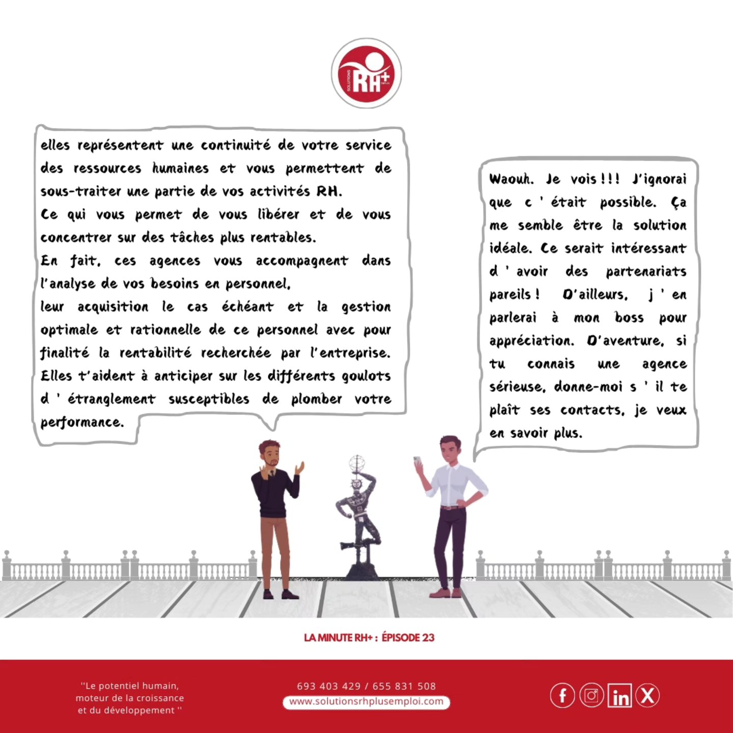 🤯 RH + stress + deadlines = Trop à gérer ?
💡 Déléguez et optimisez votre gestion RH avec des experts !
✨ Plus d'efficacité, plus de rentabilité !
📩 Contactez SOLUTIONS RH+EMPLOI SARL dès maintenant.
📞 693 40 34 29 | 655 83 15 08
🌐 www.solutionsrhplusemploi.com
@srhp_foodindustry
@solutionsrhplus
#Tchad #Congo #Cameroun #Garoua #Douala #Gabon #Ngaoundere #bafoussam #edea #Bonamoussadi #bonanjo #Bepanda #logpom #makepe #Deido #Bonapriso#DÉIDO #GestionRH #RecrutementExterne #BusinessCameroun #Externalisation#Job237 #Success237 #TalentManagement #RecrutementCameroun #RHStratégique #WorkSmart #Entrepreneuriat237 #MadeIn237 #JeunesActifs237
