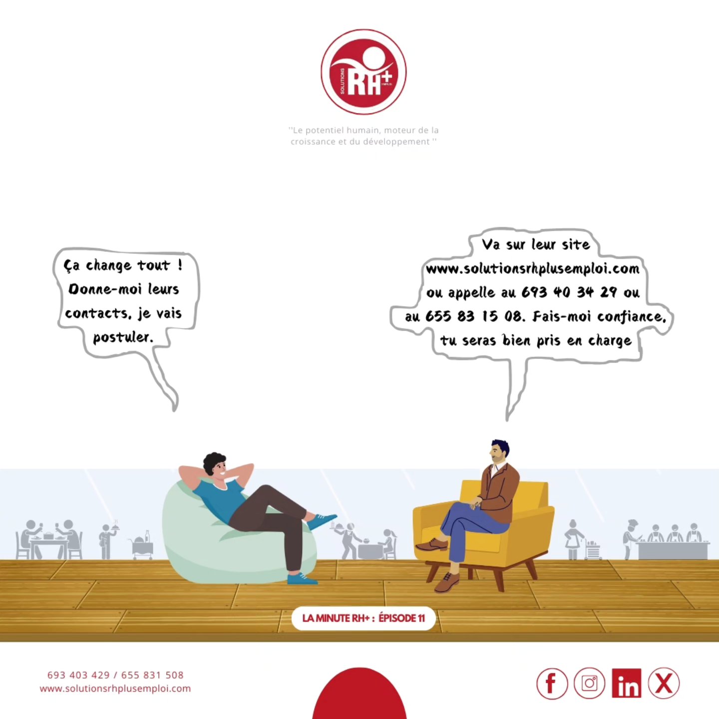 Trouver un emploi n’a jamais été aussi simple avec #SOLUTIONSRHPlus ! 🔑💼
👉 Accompagnement à chaque étape
👉 Gestion administrative complète
👉 Sécurité et respect des droits
Prêt à saisir cette opportunité ?
Rendez-vous sur notre site 🌐 www.solutionsrhemploi.com
ou appelez-nous au 📞 693 40 34 29 / 655 83 15 08.
#Emploi #Carrière #Confiance
@srhp_foodindustry @SOLUTIONS RH+Sarl
#EmploiCameroun #Cameroun #Tchad #Gabon #congo #Douala #Ngaoundere #Garoua