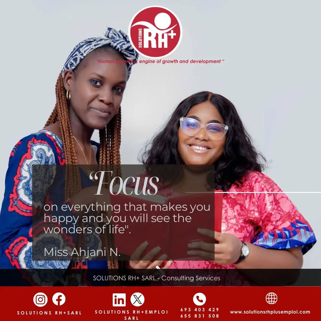 ☀️BONJOUR LUNDI !
✨La société SOLUTIONS RH+ Sarl vous souhaite une semaine performante dans votre milieu professionnel par ce conseil qui nous est donné par Mlle Ahjani .
#POTENTIELHUMAIN #ressourceshumaines #RH #MONDAYMOTIVATION #quote
☀️HELLO MONDAY !
✨SOLUTIONS RH+ Sarl wishes you a successful week in your workplace with this advice from Miss Ahjani.
#HUMANPOTENTIAL #humanresources #HR #MONDAYMOTIVATION #quote