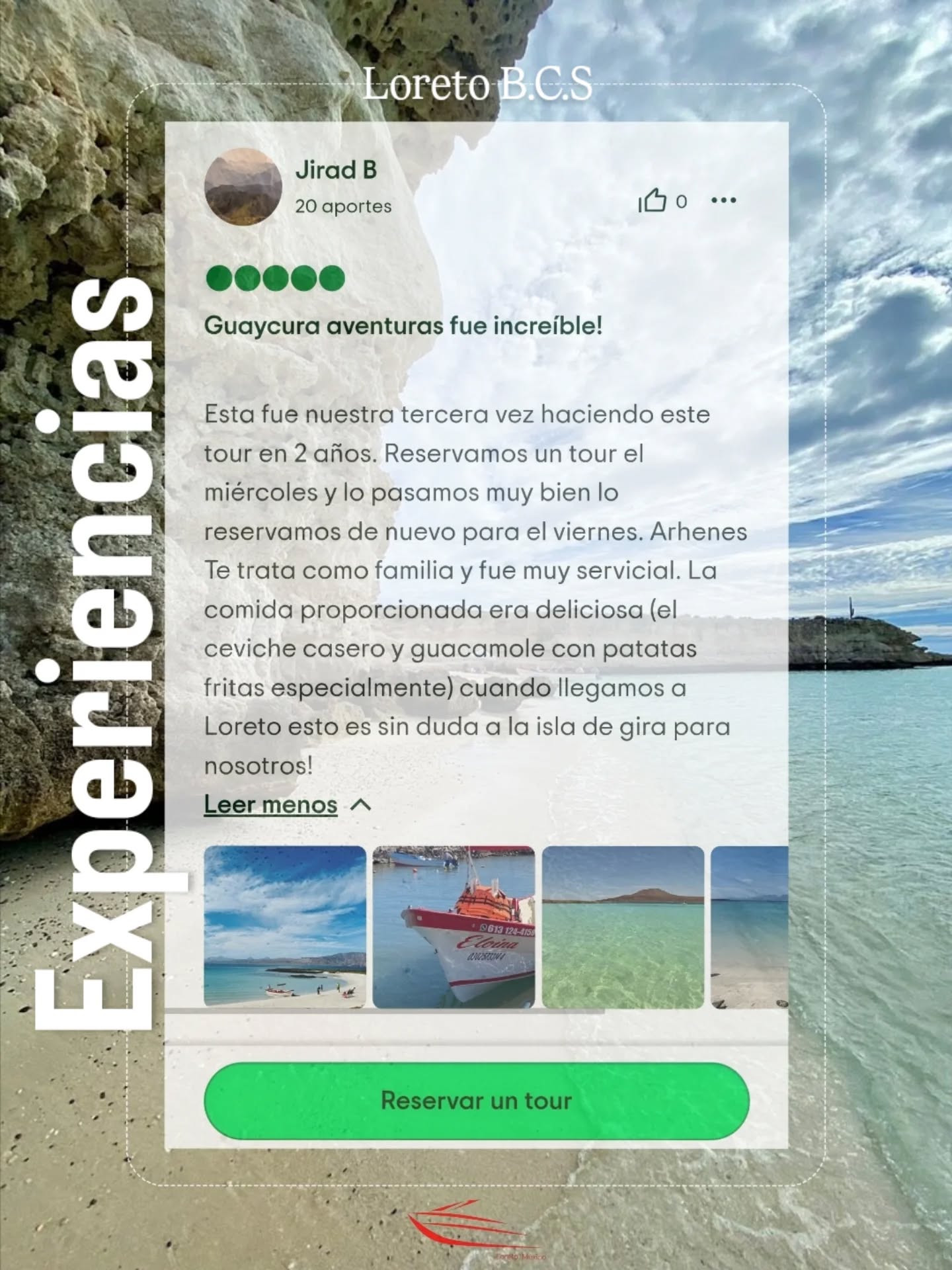 🌊✨ Escápate a las Islas de Loreto Baja California Sur ..!
☀️ Temporada perfecta
🐬 Delfines y vida marina
🏝️ Playas vírgenes + agua cristalina
🔥 10% OFF con código: 4MTR4
📲 613 124 4158
🌐 guaycura-adventures.com
⚠️ Cupo limitado
#LoretoBCS #MarDeCortes #ViajaMexico
#travel #tourism