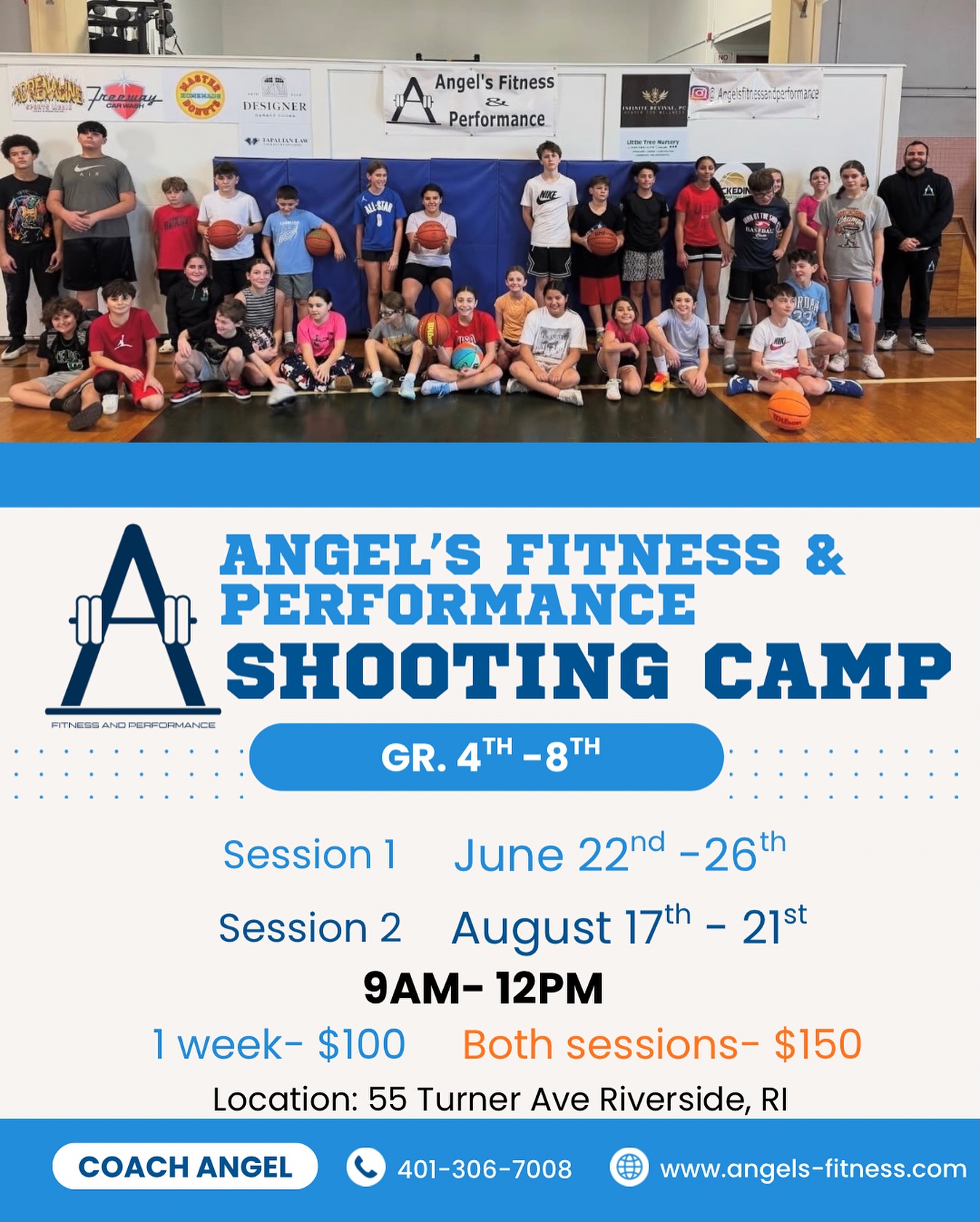 Spots are filling FAST for our Summer Shooting Camp 🏀🔥
If your athlete wants to improve their shot, confidence, and game IQ… this is where it happens.
✔️ Grades 4th–8th
✔️ Game-speed reps
✔️ Confidence building
✔️ Small group coaching
📅 Session 1: June 22–26
📅 Session 2: August 17–21
⏰ 9AM–12PM
💲 $100 (1 week) | $150 (both weeks)
📍 Riverside, RI
📲 DM or call to lock in a spot before we’re FULL