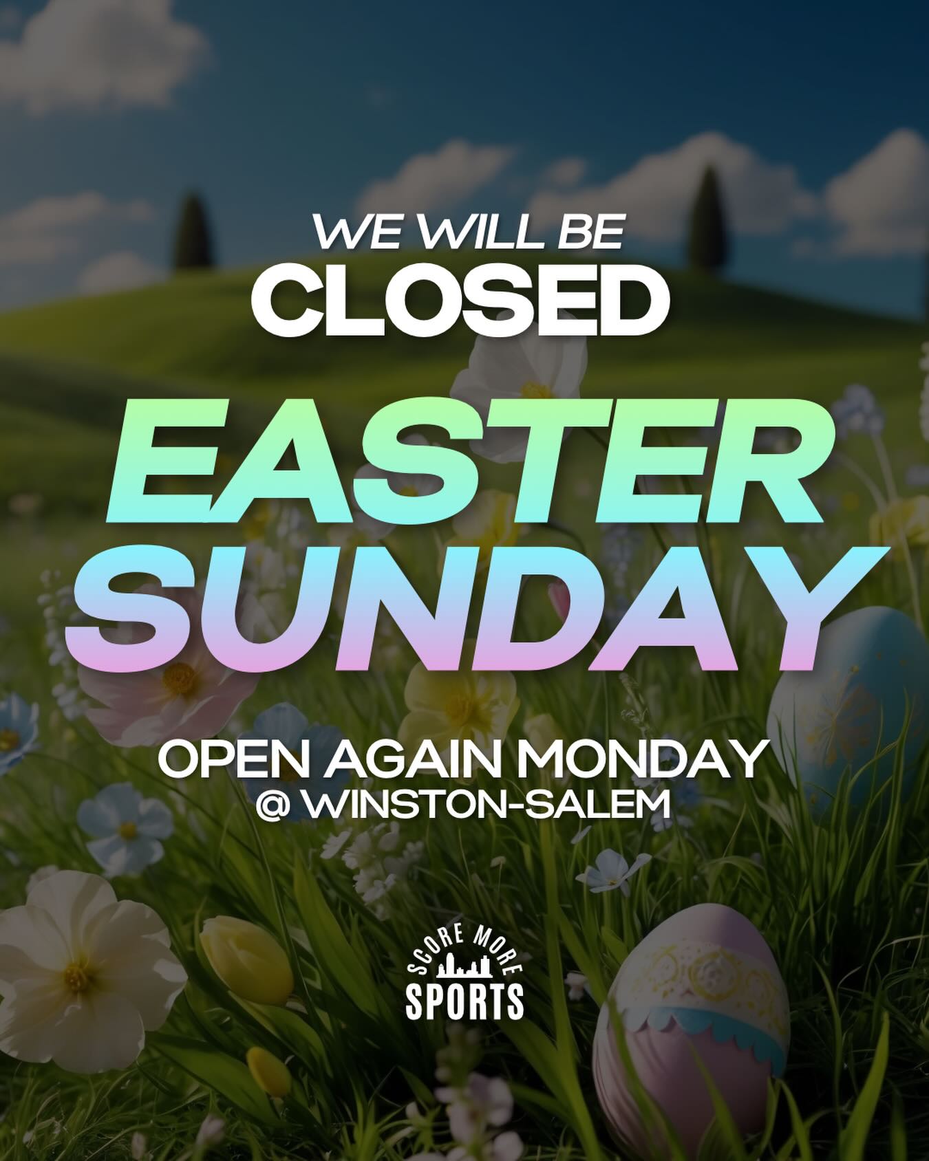 Happy Easter! 🐰
We will be open on Monday in Winston-Salem and open starting Tuesday at Salisbury and Greensboro ✨
#easter #greensboro #winstonsalem #salisbury