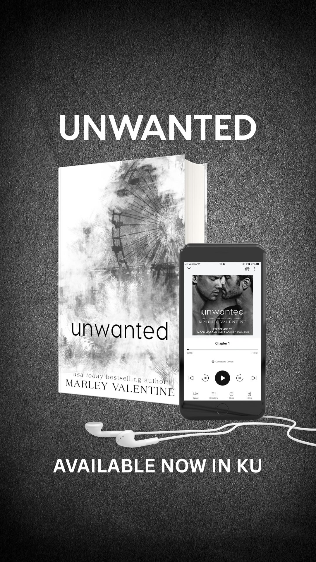 📚Unwanted by Marley Valentine is a second chance romance available in Kindle Unlimited