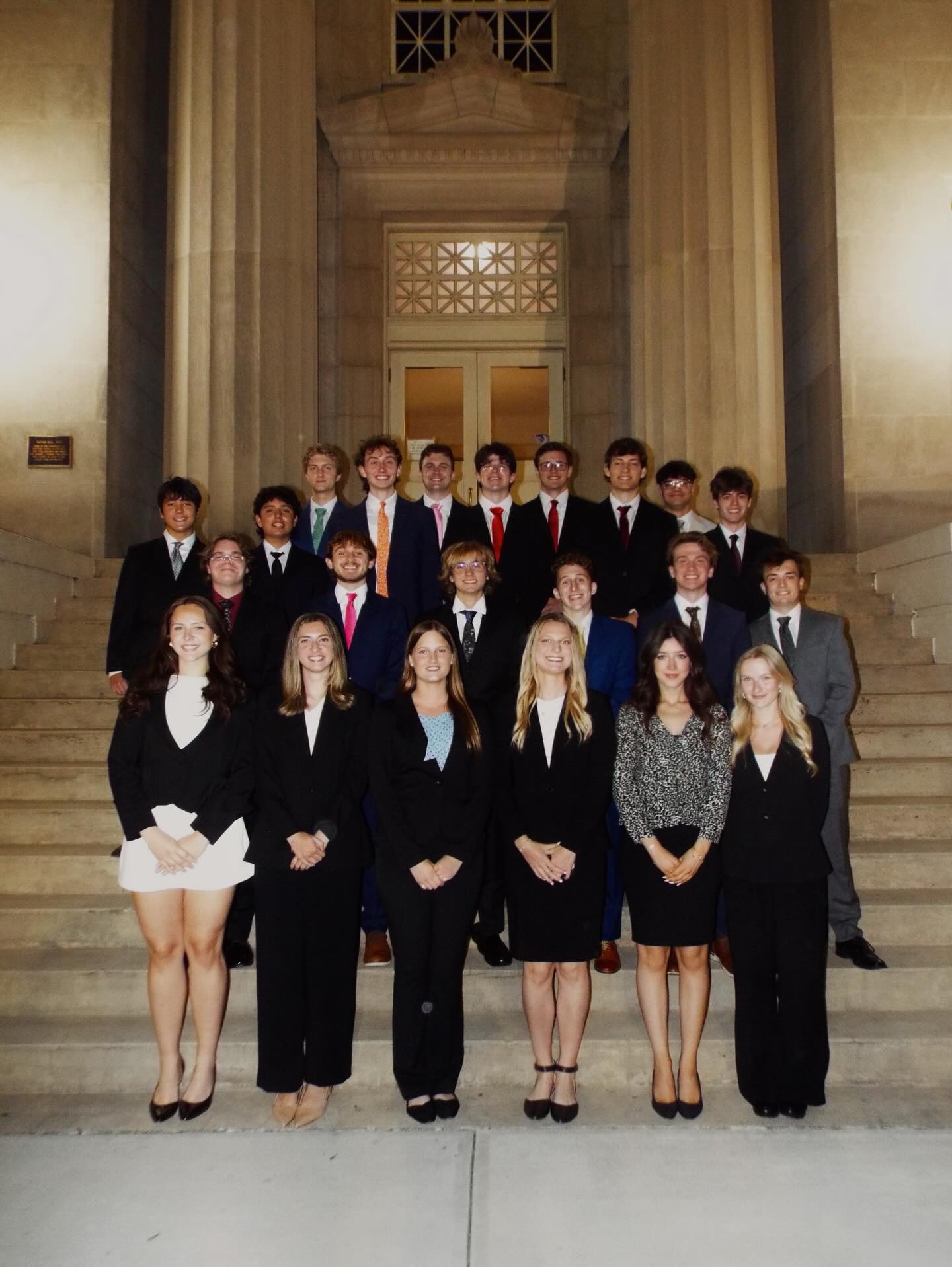 We’re so excited to welcome in the newly initiated class of Spring ‘26! Congratulations and rah rah!❤️💛