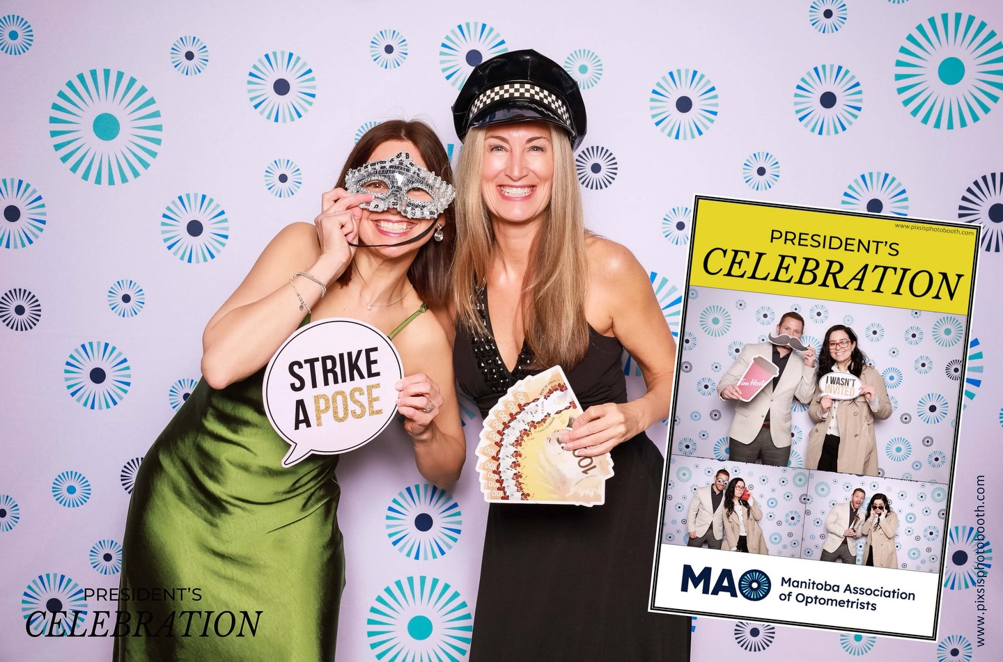 Photo booth moments at Manitoba Association of Optometrists President’s Celebration.
.
.
#winnipegphotobooth #winnipeglocal #pixsisphotobooth #photobooth