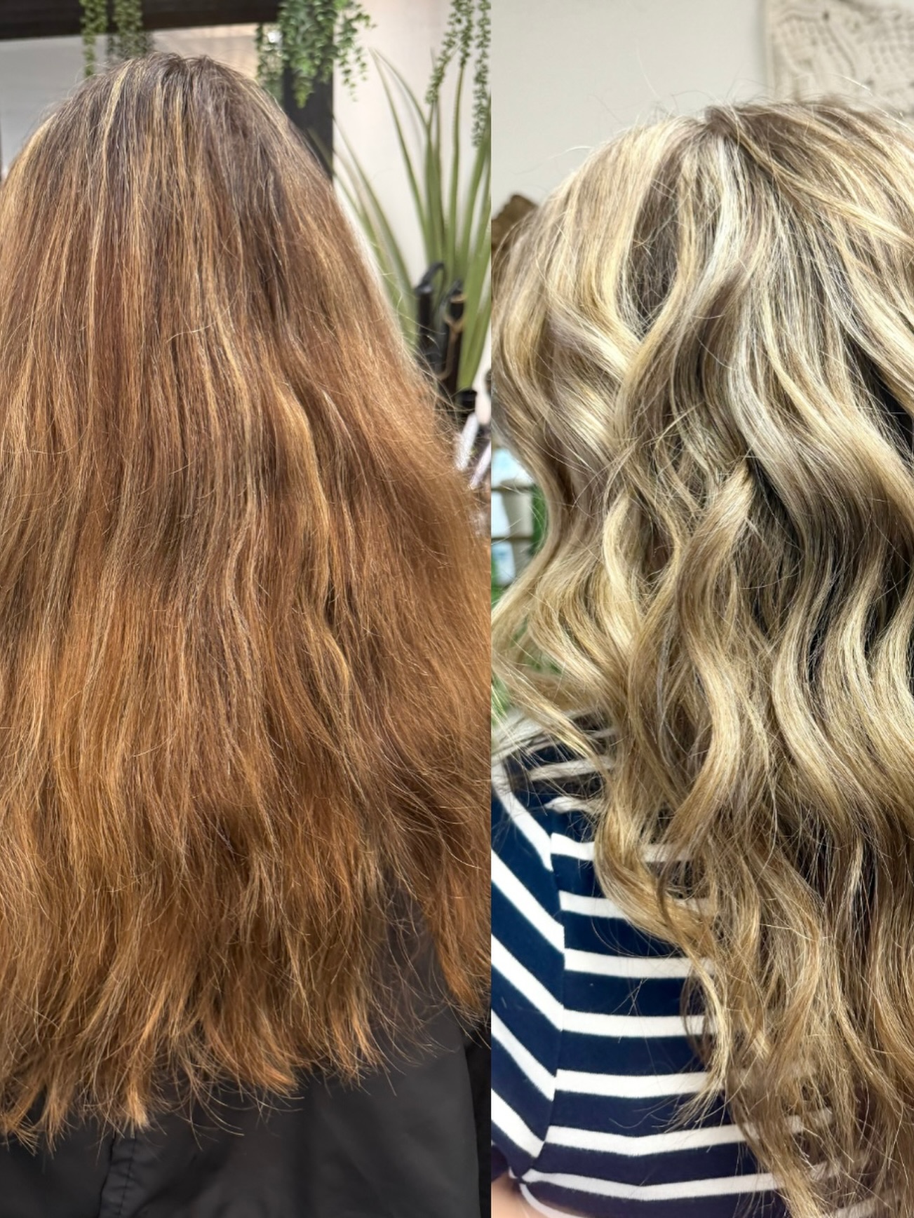 From patchy and brassy to creamy and classy ✨
@brandi_talbott got it going on 🤩 hair by @heathermbullock