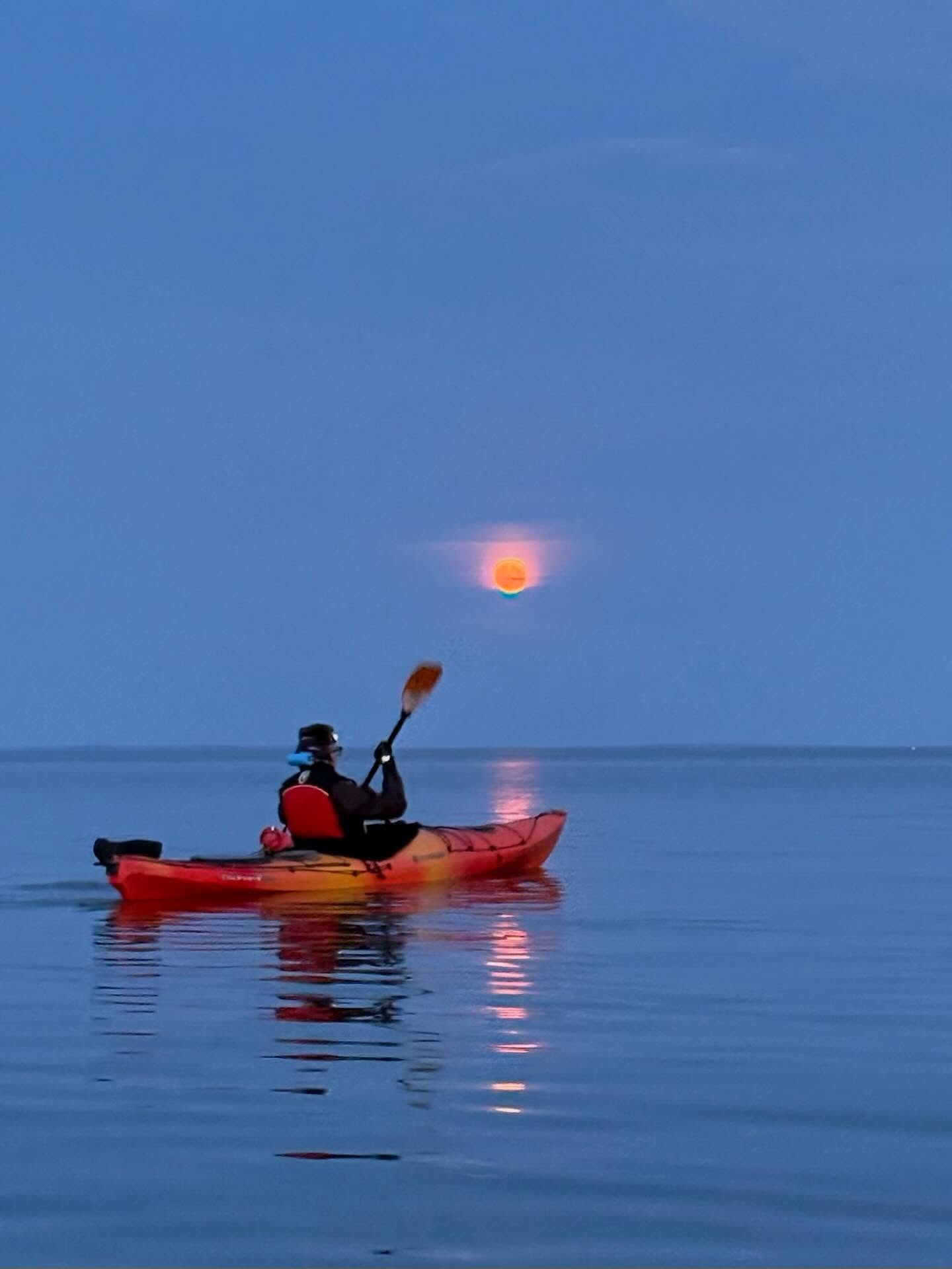 Yes, you can have fun on a Tuesday night! And yes, you have to work in the morning. But we can’t decide when the full moon arrives and it’s so worth it to be bobbing beneath that beautiful orb, rafted up together, telling stories, star gazing, and eating chocolate. The PSKA Strawberry Full Moon Tour still has a few open spots. See you on the water!