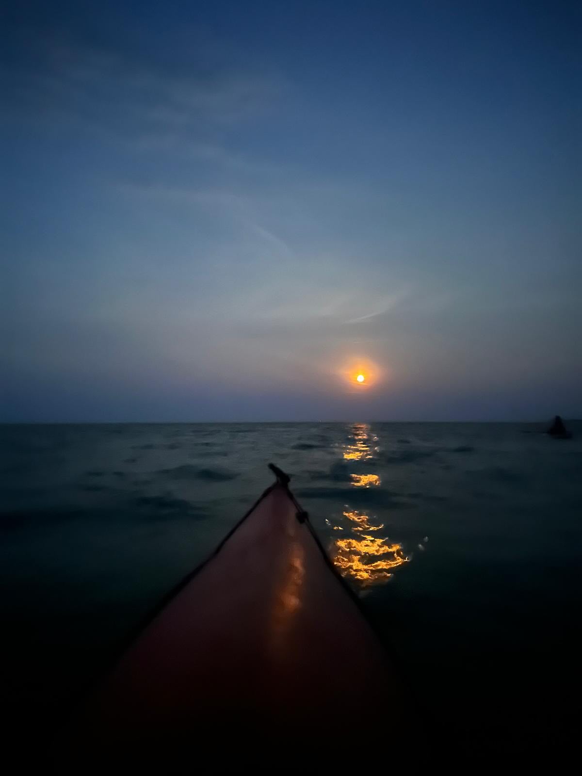 Yes, you can have fun on a Tuesday night! And yes, you have to work in the morning. But we can’t decide when the full moon arrives and it’s so worth it to be bobbing beneath that beautiful orb, rafted up together, telling stories, star gazing, and eating chocolate. The PSKA Strawberry Full Moon Tour still has a few open spots. See you on the water!