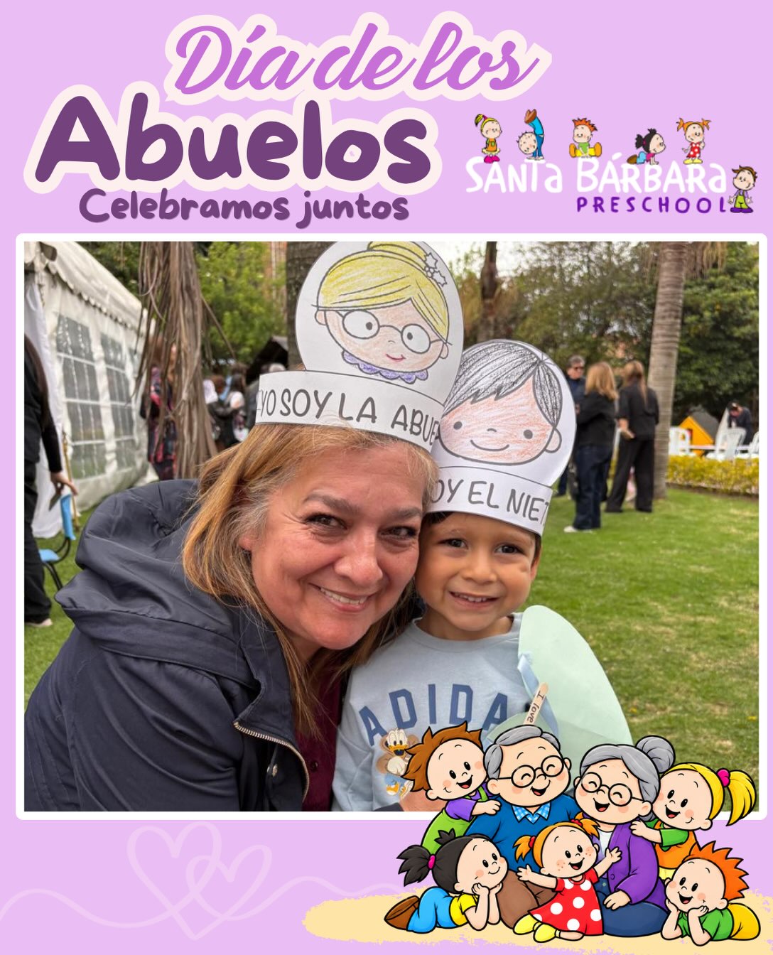 Compartimos con nuestros queridos abuelitos una linda actividad para celebrar su día: ¡creamos juntos nuestras balacas de nietos y abuelitos! 🎀✨
Una experiencia llena de creatividad, sonrisas y mucho amor. 🥰 💕
#SantaBarbaraPreschool #dìadelosabuelos #NietosYAbuelos #MomentosQueDejanHuella #CelebramosJuntos