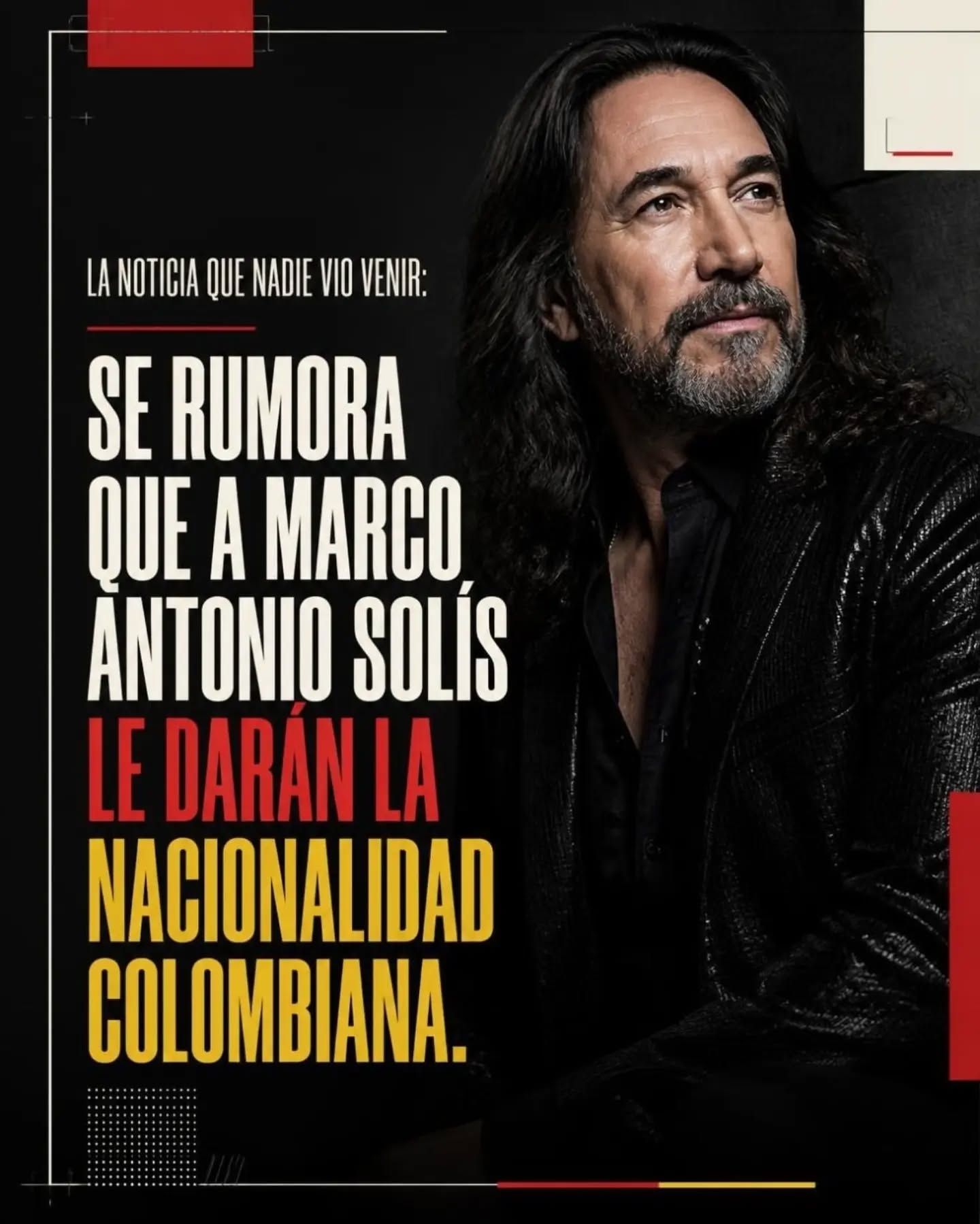 Marco Antonio Solís es mexicano o colombiano?
Se está rumorando que esta colombianizando 🇲🇽🇨🇴
La pregunta surgió luego de conocerse que el artista mexicano llegará a Colombia en noviembre con su TOUR GRATITUD, compartiendo escenario con importantes representantes de la música colombiana.
México pone el sentimiento, Colombia pone el despecho… y Medellín y Bucaramanga ponen el escenario.
¿Será que después de esta gira toca entregarle oficialmente la cédula colombiana? 😂🇨🇴
#MarcoAntonioSolis #TourGratitud #MusicaPopular #Colombia