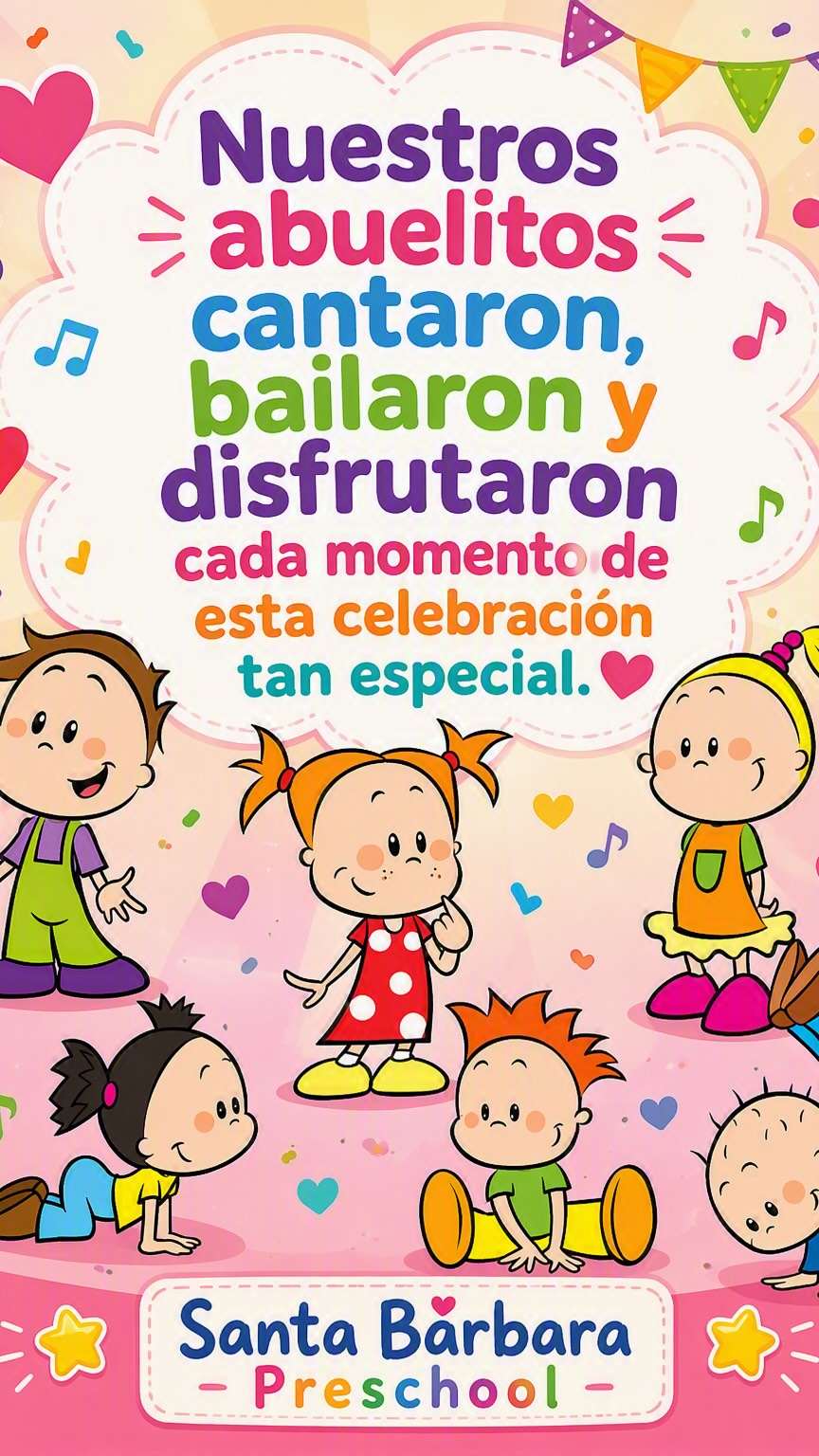 Disfrutamos de una maravillosa presentación de Juanbandola y su grupo, quienes nos llenaron de alegría con lo mejor de la música llanera. 🪕🎵
Nuestros abuelitos cantaron, bailaron y disfrutaron cada momento de esta celebración tan especial. 👵👴🥰
¡Una experiencia llena de música, tradición y recuerdos para atesorar! ✨❤️
#DíaDeLosAbuelos #MúsicaLlanera #TradiciónColombiana #FamiliaSBP #SantaBárbaraPreschool