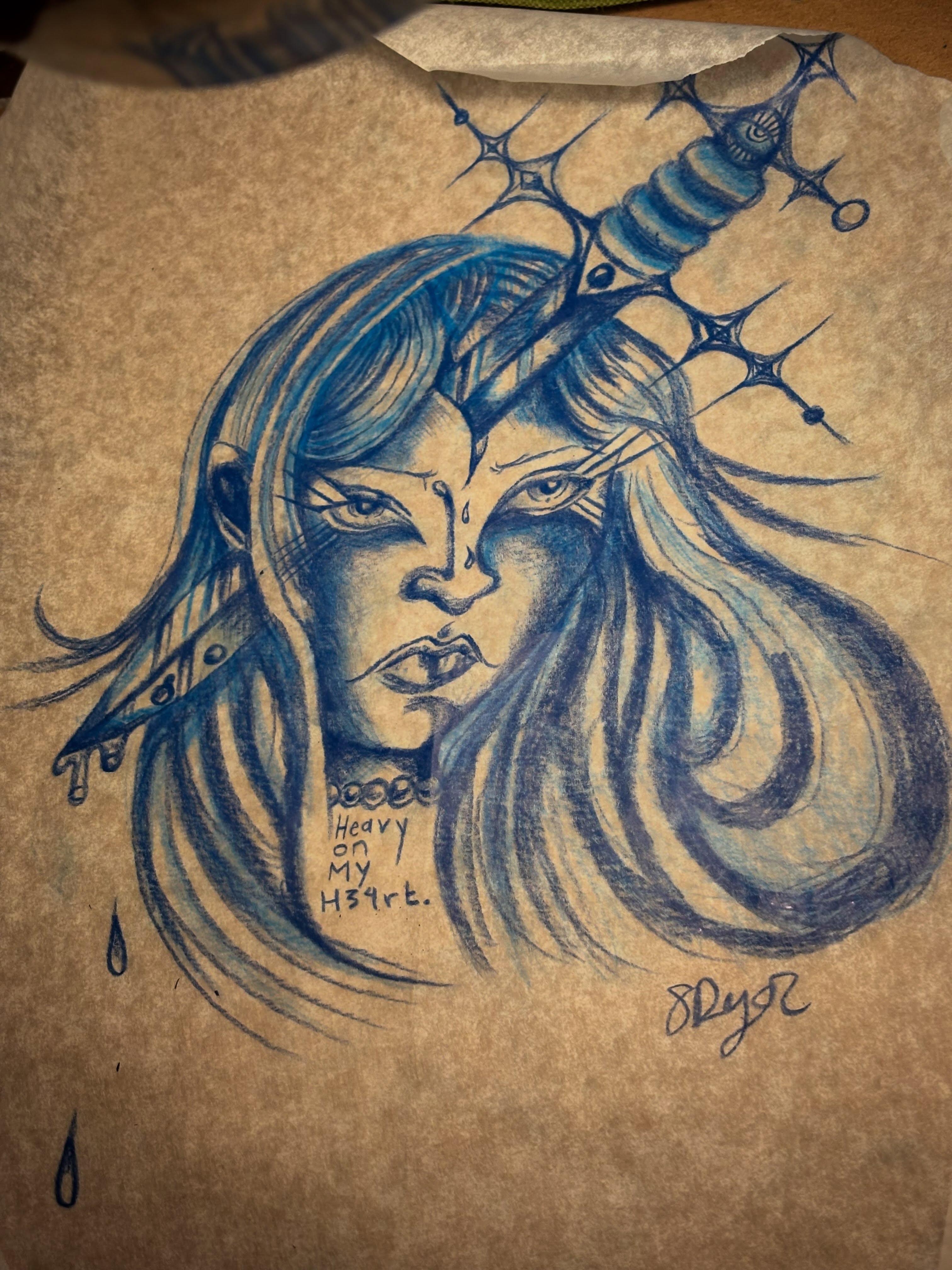 swipe for the process!
I love making a couple marks and going from there…
I did the brown sketches last night and developed the blue one today!